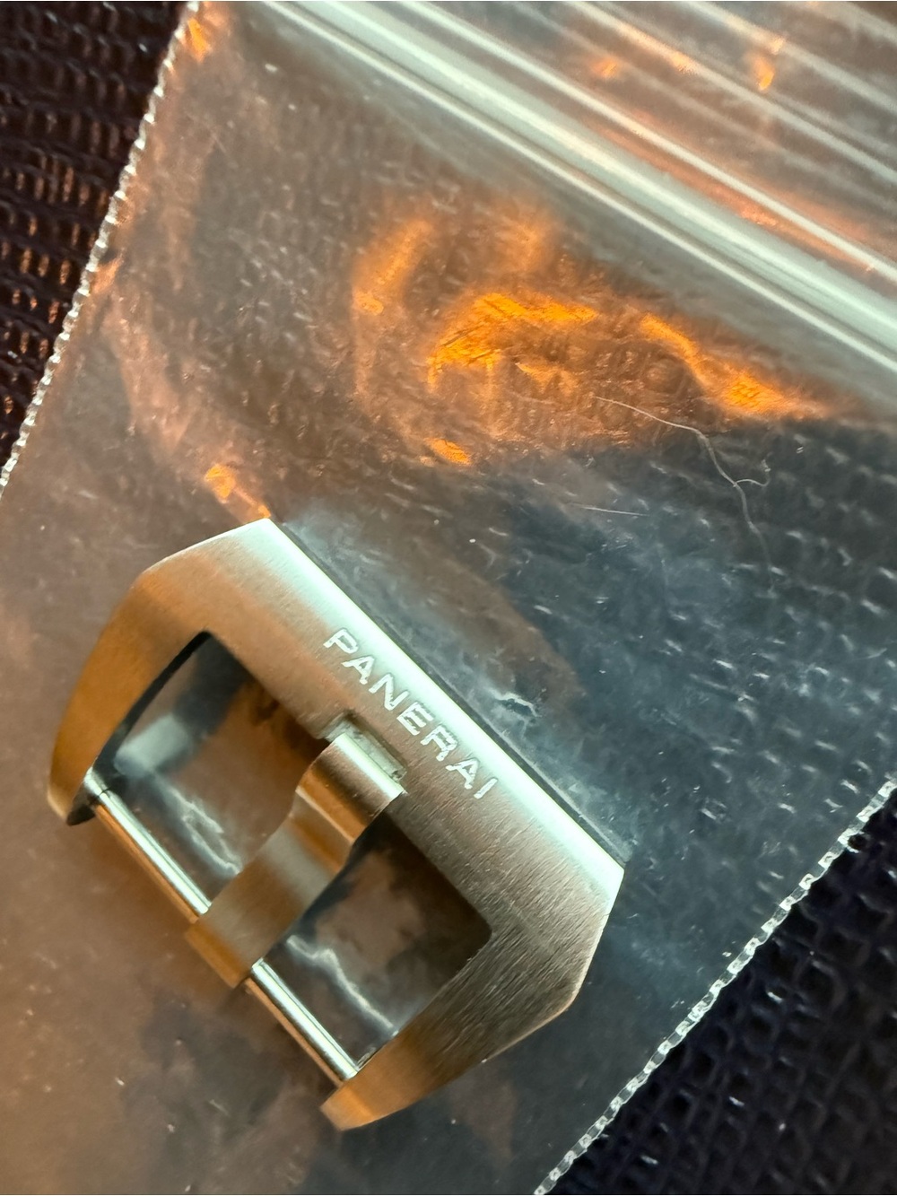 Panerai Brushed Steel Buckle - Silver 22mm